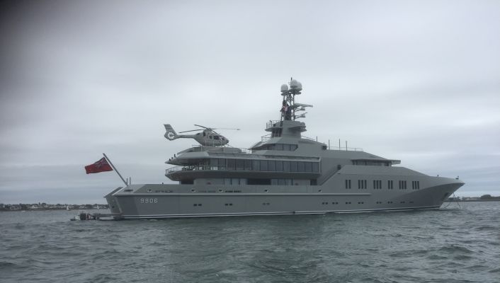 Stopover of an exceptional yacht in Lorient