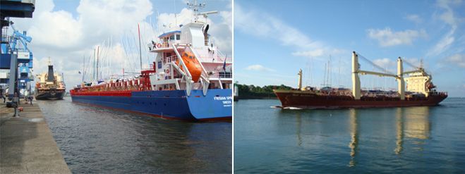 Consignation au port de Lorient par la société R. Le Bras Consignation au port de Lorient par la société R. Le Bras
