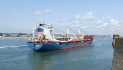 Déchargement d'un colis lourd