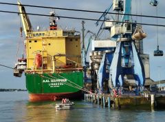 Déchargement de colis lourds