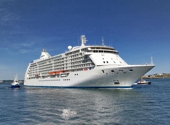 Escale du navire de croisière Seven Seas Voyager