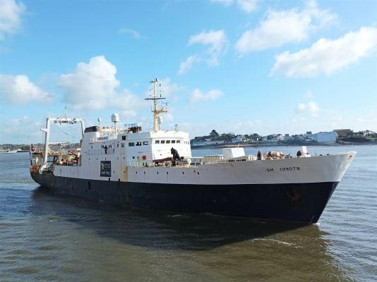 The Joseph Roty II on stopover in Lorient