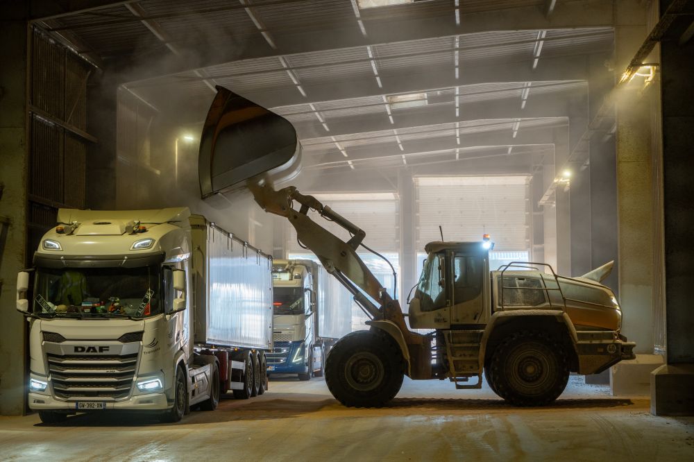 Marchandise en transit au port de Lorient